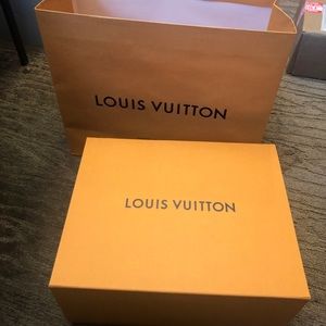 LV medium box and paper bag